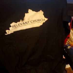 Tultex,size M,black and white long sleeves shirt